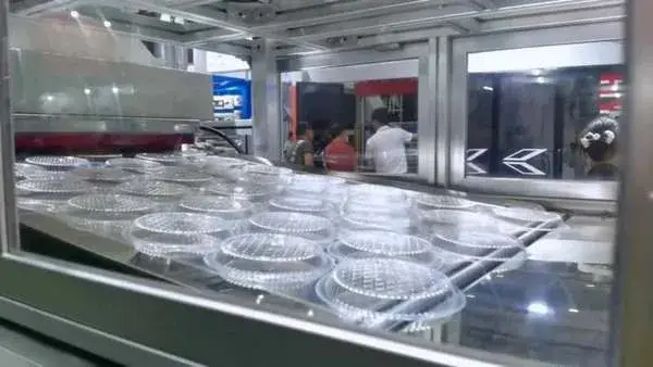 HY-63/78 Plastic Thermoforming Machine For BOPS Lids of Aluminum Foil Bowl