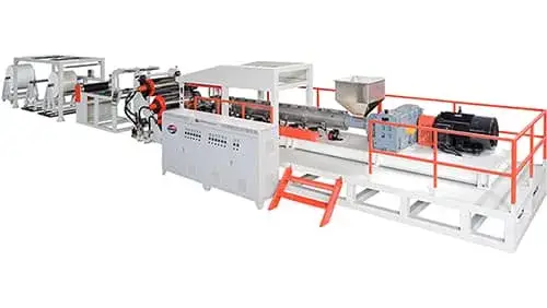 PP/PS/PE Plastic Sheet Extrusion Line